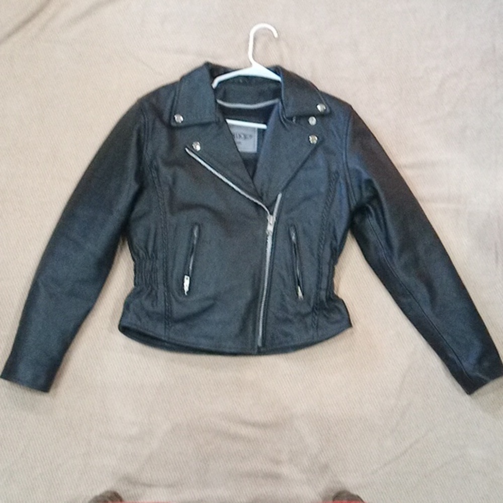Unik leather riding jacket